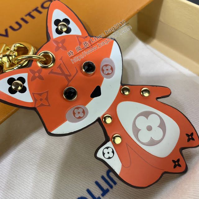 LOUIS VUITTON專櫃新款包包 路易威登Cute Fox包飾 LV狐狸動物鑰匙扣 M69015  ydh4083